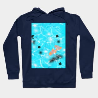 Swimming Koi Fish on Clean River Hoodie